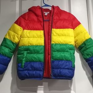 NORDSTROM Unisex Rainbow Puffer Jacket